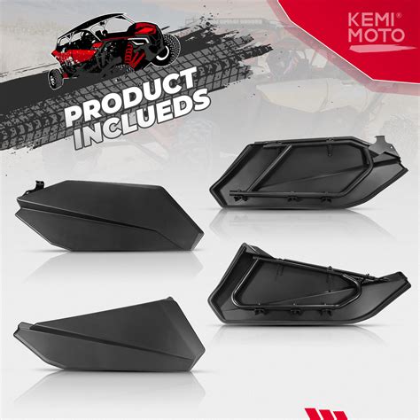 Buy Lower Door Panels Inserts For Can Am Maverick X3 MAX / R Turbo 2017 ...