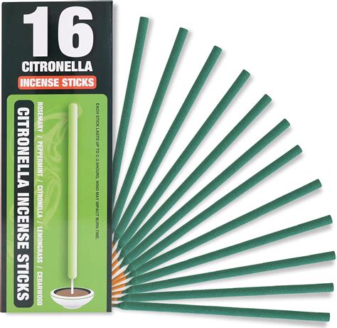 Amazon.com: Outdoor Citronella Incense Sticks - 2.5 Hour Protection ...