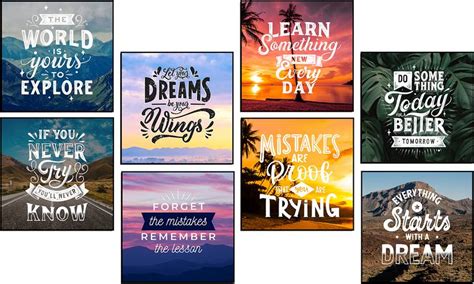 Motivational and Inspirational Quotes Wall Posters Framed For Living ...