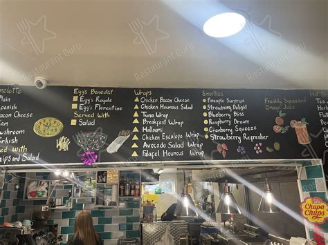 Menu at Poppy's Café cafe, South Benfleet
