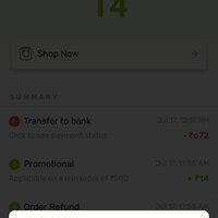 Limeroad — LR credits to bank transfer failed