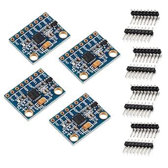 BAEASU 4-Pack GY-521 MPU-6050 MPU6050 3 Axis Accelerometer Gyroscope ...