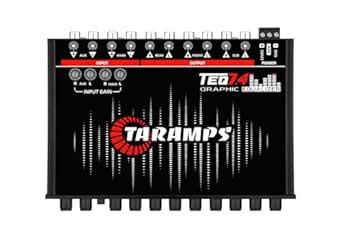 TARAMPS TEQ 7.4 Pro Car Audio Systems 7 Band Graphic Equalizer EQ Blue ...