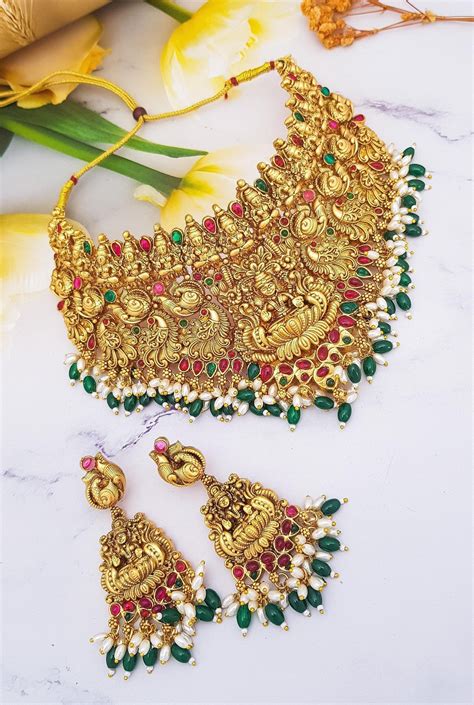 Buy artificial jewellery Choker set jewellery set online - Griiham