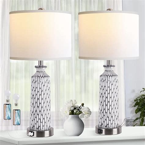 Partphoner 26'' Tall Table Lamp for Living Room with Touch, 3-Way ...