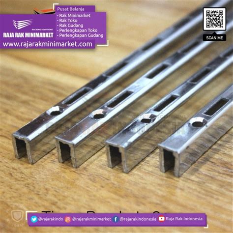 Tiang Bracket P.100 cm Chrome – Rel Bracket Besi – Rail Bracket Dinding ...