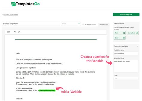How To Convert Your Document Into Fillable Form with TemplatesGo?