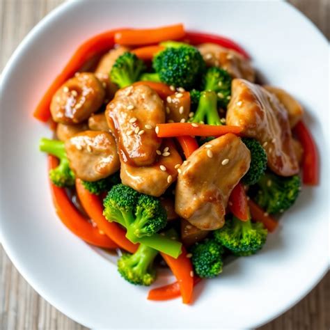 Soy-Glazed Chicken Stir-Fry Recipe | cookAIfood