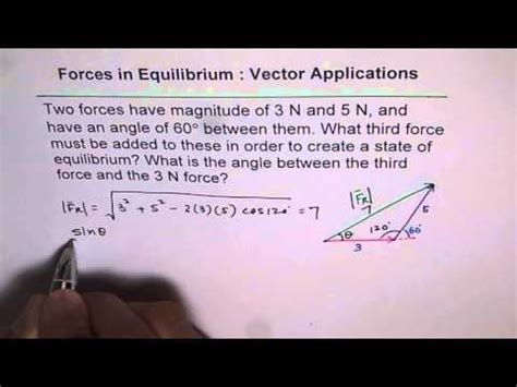 Image result for Equilibrant Physics Problems Solving