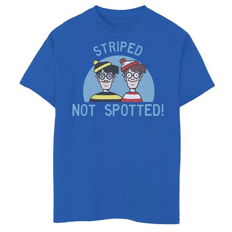 Boys 8-20 Where's Waldo Odlaw Striped Not Spotted Portrait Graphic Tee