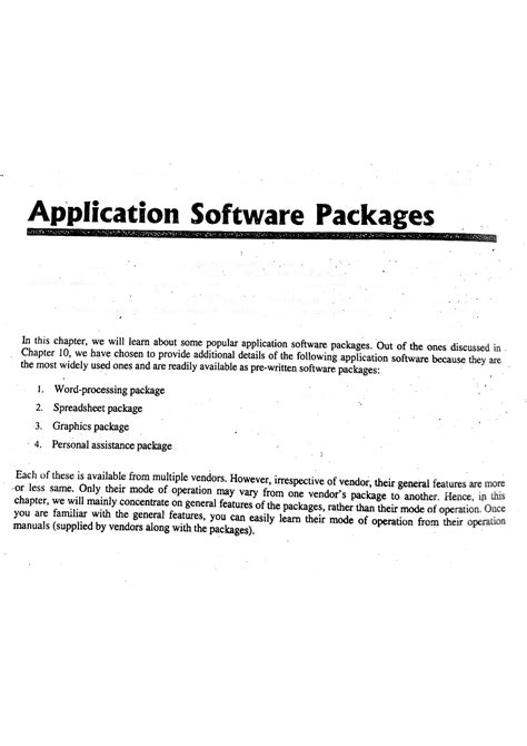 Application Software Packages 的图像结果