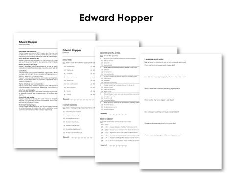 Image result for Edward Hopper Tutorial