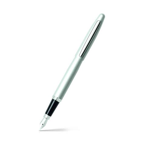 Sheaffer 9400 VFM Silver Fountain Pen with Chrome-Plated Trim — Mango
