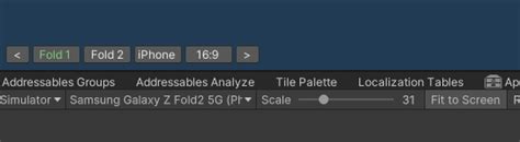 Device Simulator Unity 的图像结果