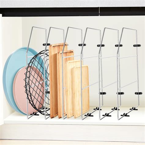 Amazon.com: Blulu 6 Pcs Baking Sheet Organizer 18" x 20" Tray Dividers ...