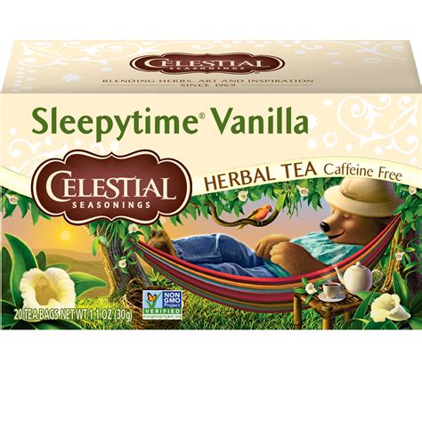 Celestial Seasonings Herbal Tea, Sleepytime Vanilla, Caffeine Free ...