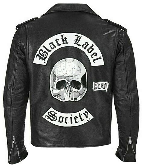 Black Biker Doom Crew Black Label Society Jacket