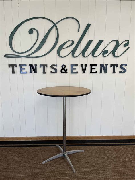 30 Inch Round Table - Delux Tents Mid Michigan