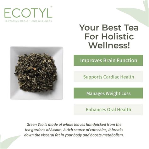 Buy Green Tea for Holistic Health & Wellness - 180G | Ecotyl – Ecotyl ...