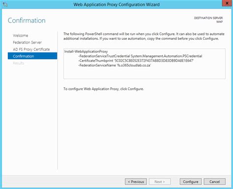 Image result for Web Application Proxy ADFS