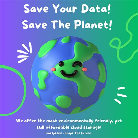 🌍💾 Save your data, save the planet! ♻️ At Linkspreed, we offer you the ...