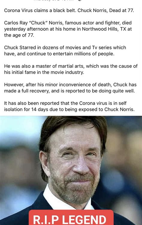What If Chuck Norris Died