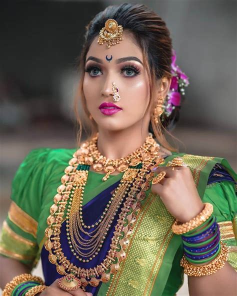 Image result for Marathi Bride Makeup