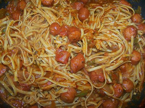 Kitchen Simmer: Spaghetti with Hot Dogs- One Pot Meal