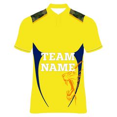Next Print Chennai Cricket Jersey Player Name & Number, Team Name And