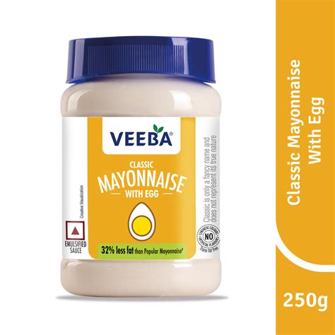 VEEBA CLASSIC MAYONNAISE WITH EGG (250G)