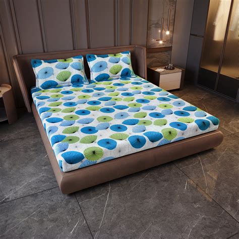 Buy King Bedsheets | Dandelions Print Bedsheets | Divine Casa
