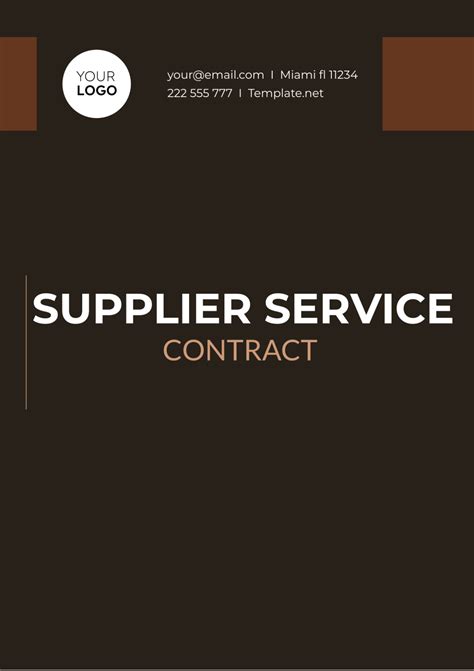 Image result for Procurement Service Contract Template