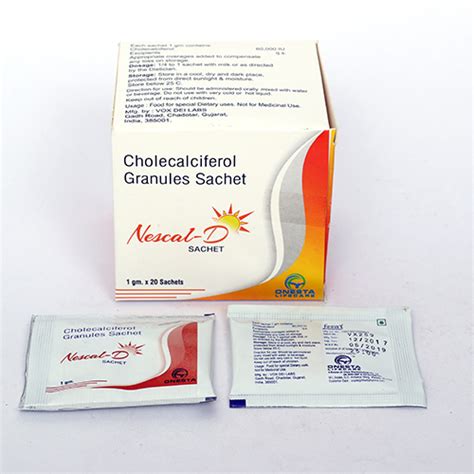 NESCAL-D Sachets FITWEL PHARMACEUTICALS PVT. LTD.