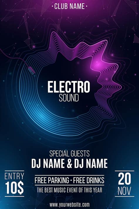 Dj poster background Images - Free Download on Freepik