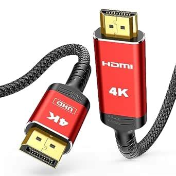 Highwings 4K DisplayPort to HDMI, 10ft Uni-Directional DP (Source) to ...