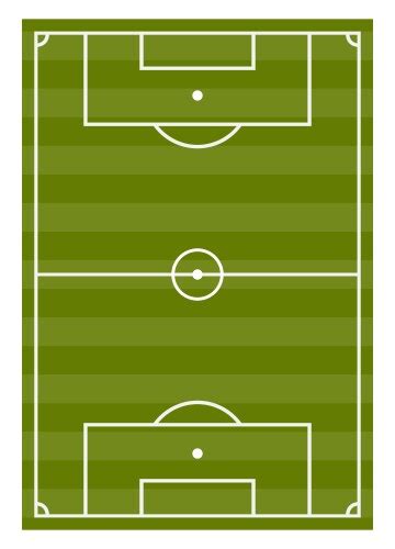 Vector File Image of Football Pitch 的图像结果