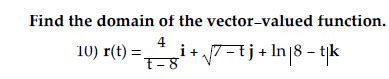 Image result for Vector Valued Function Domain Calculator