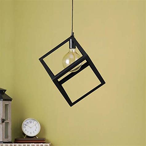 ELIANTE Elainte -Modern Black Metal Single Hanging Light by Jainsons L