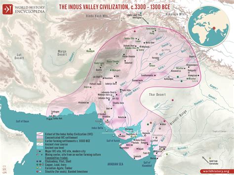 Indus Valley Civilization World Map