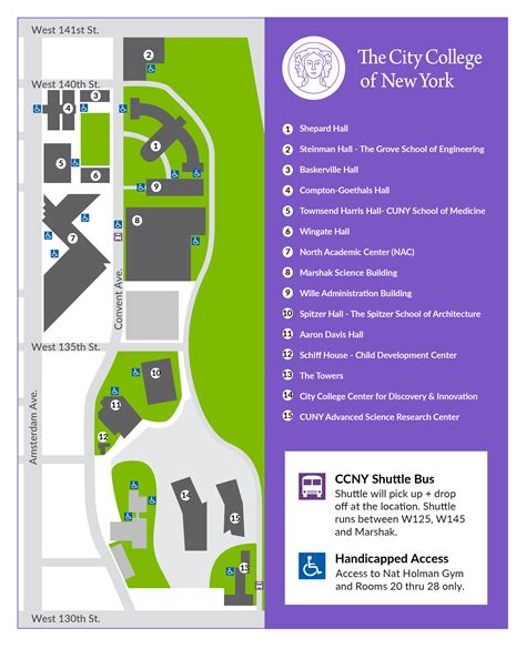 Map Of City University