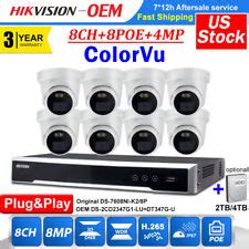 HIKVISION ColorVu IP camera CCTV System Kit 8CH NVR | Ubuy India
