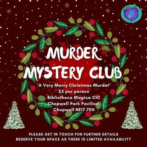 Murder Mystery club A Very Merry Christmas Murder , Bibliotheca Magica ...