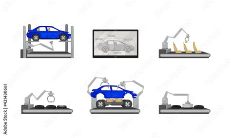 Car Assembly Line Process 的图像结果