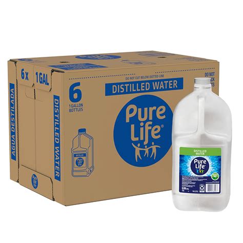 Nestle, 100585, Distilled Water, 1gal, 6/Carton, Sold As 1 Carton ...