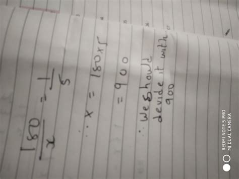 Divide 180 in the ratio of 1 : 5 - Brainly.in