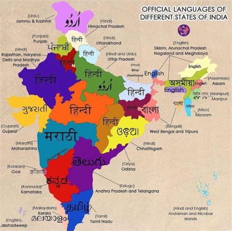 India Language Map 的图像结果