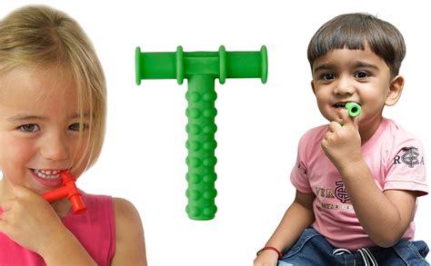 Buy BowieMall Chewy Tubes Develop Baby's Biting Skills Safely T-Type ...