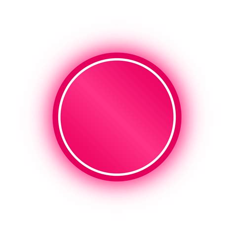 Neon Pink Circle Banner, Neon Circle 10975980 PNG