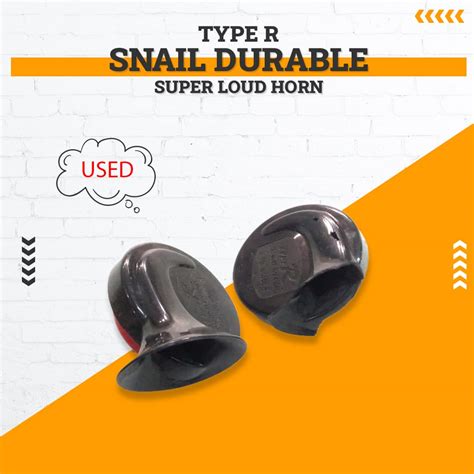 Buy Used Type R Snail Durable Super Loud Horn A90333 Online In Pakistan