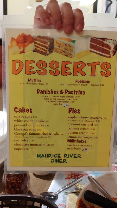 Menu at Maurice River Diner restaurant, Maurice River, NJ-47